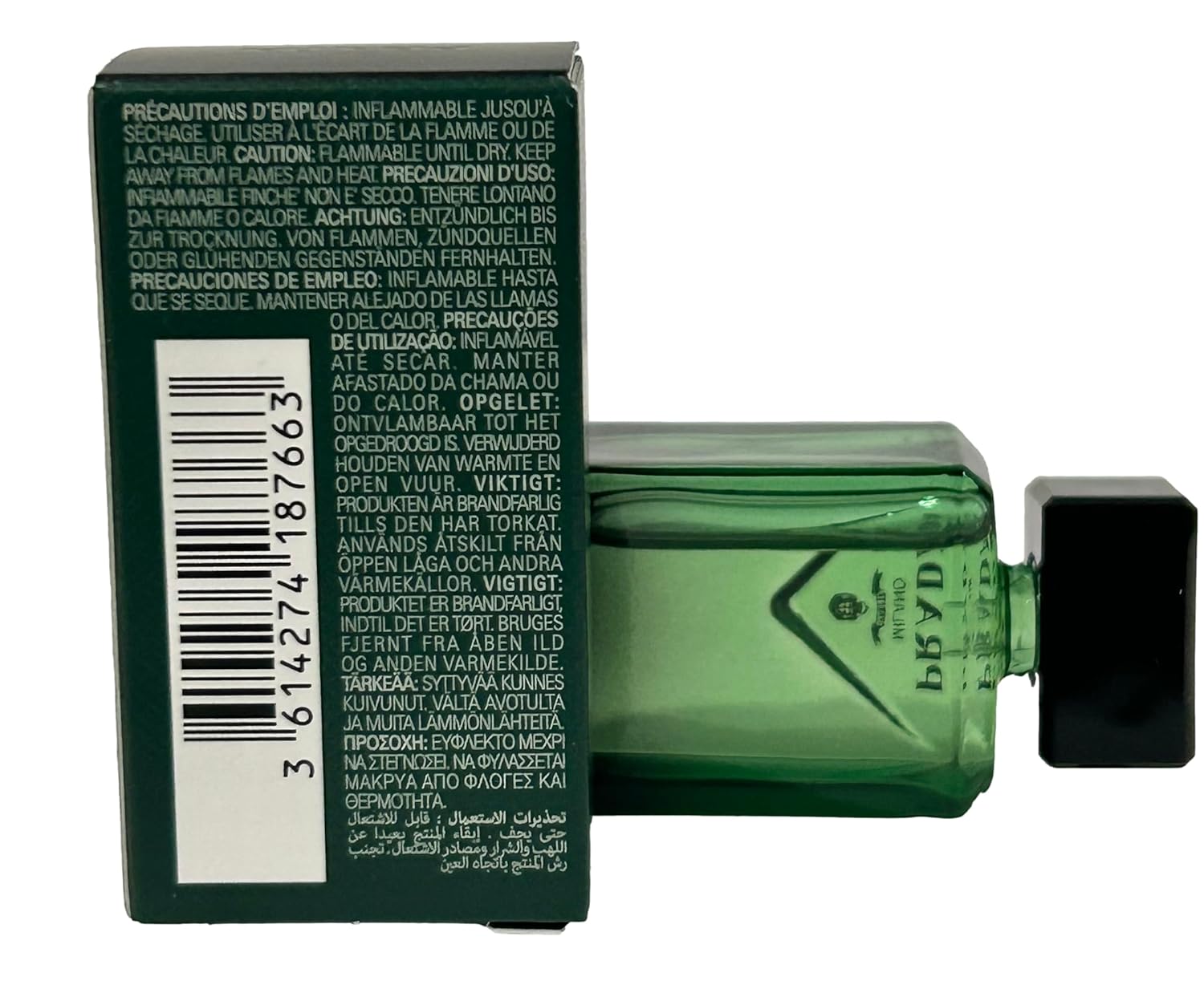 Prada Paradigme EDP MEN splash On MINI/SMALL/TRAVEL SIZE perfume 7 ml / 0.23 fl oz (7663) - Image 4