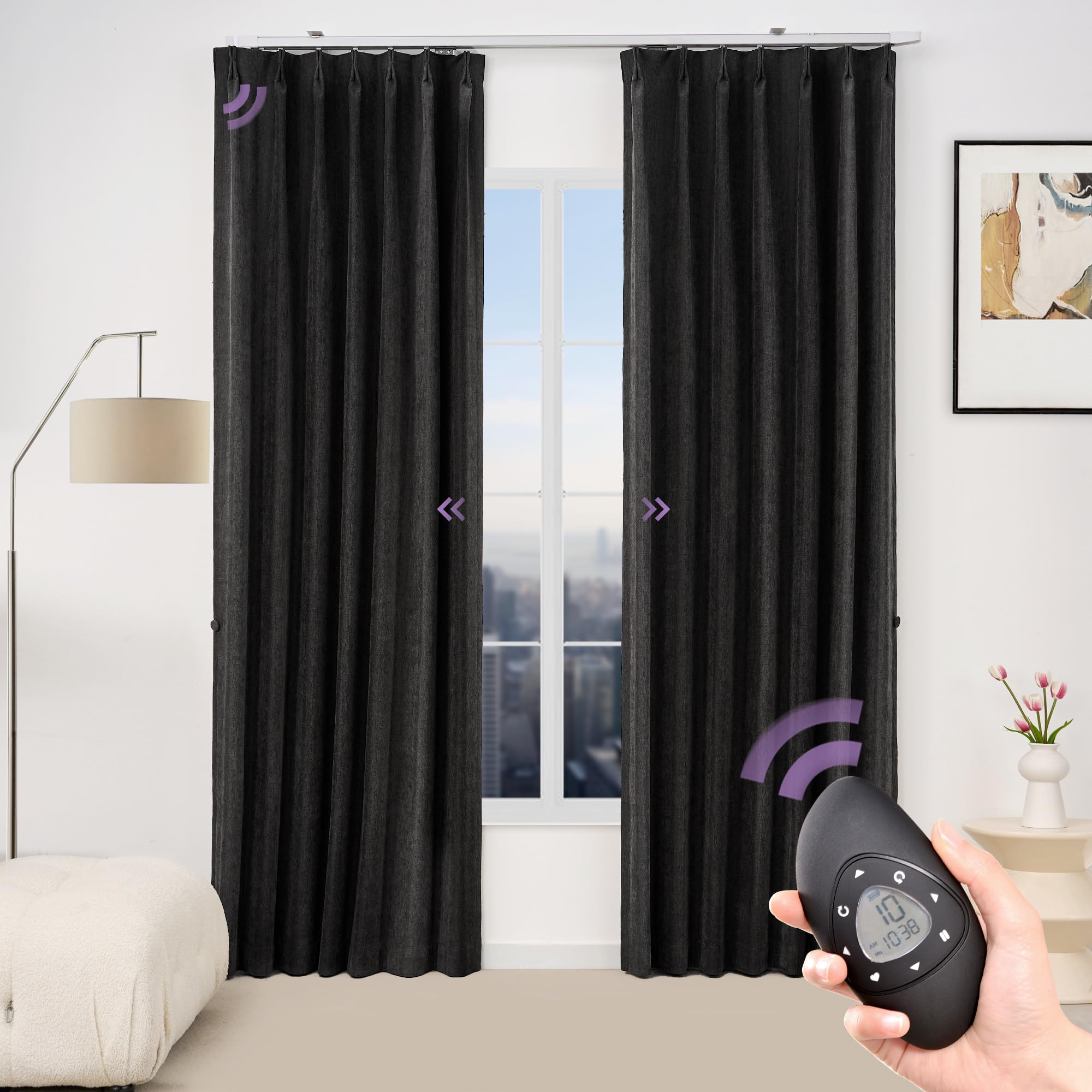 Amazon.com: Graywind Smart Curtain Set Compatible with Alexa