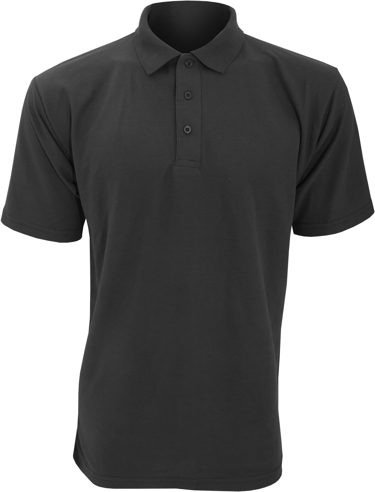 UCC 50/50 Mens Plain Piqué Short Sleeve Polo Shirt