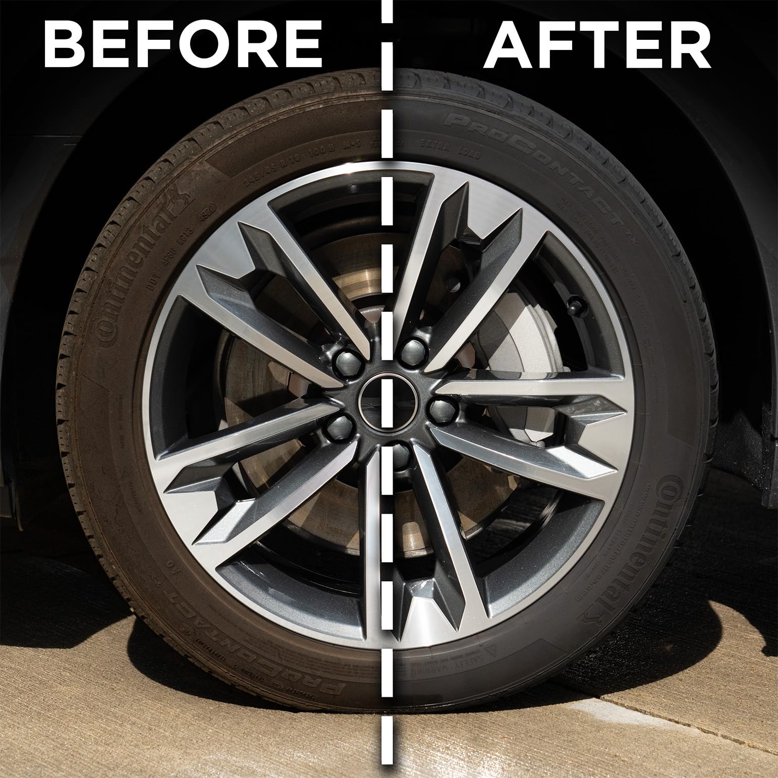 ESOTERIC All Purpose & Tire Cleaner 16oz | Removes Browning from Tires | Tire Dressing Remover | Matte Finish |Cleans Tires, Rubber, Plastic Trim, Engine Bay, | Rubber Floor Mat Cleaner