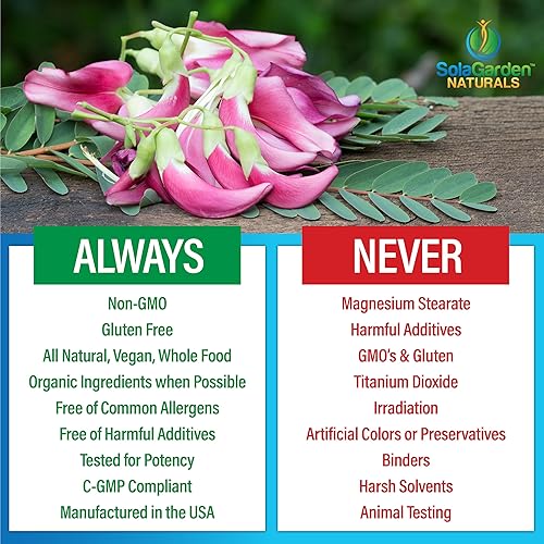 Miniatura 6 de Suplemento de biotina integral – Contiene biotina orgánica certificada a base de plantas de Sesbania Agati Trees – por SolaGarden Naturals. Puede