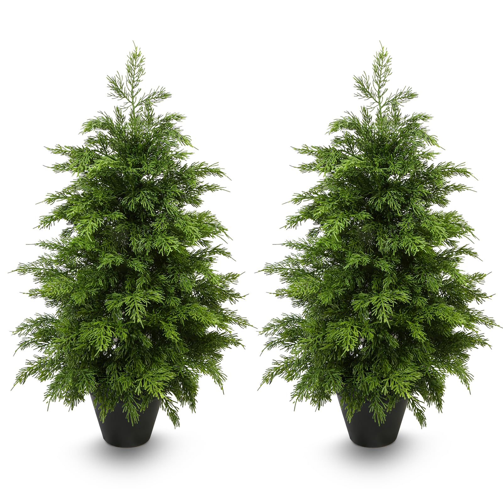 Artificial Cedar Topiary Trees