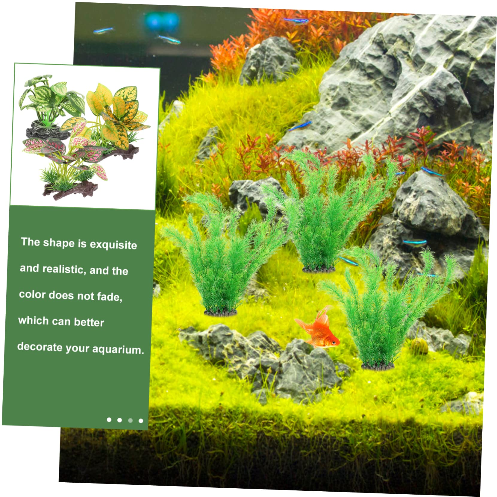 Aquarium-Pflanzenanker Aus Keramik – 12 Stück, 25 Mm Hoch, Feste Ringe Für Wasserpflanzen, Bio-Filtration