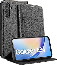 Case for Samsung Galaxy A34 5G, Protective PU Leather Wallet Case Cover with Stand Function for Samsung A34 5G Flip Case