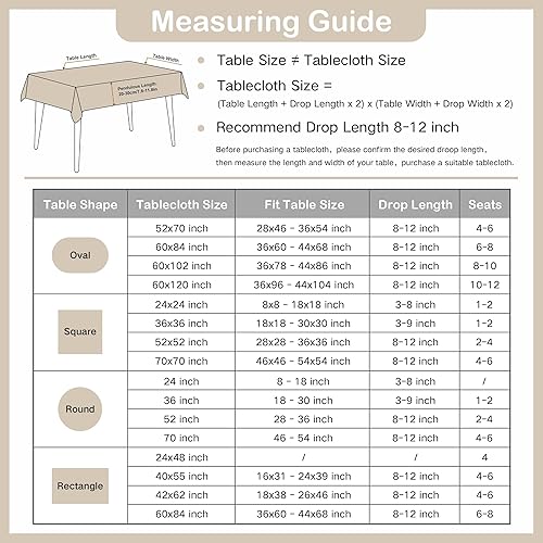 Miniatura 7 de Wolkemer Elegante mantel rectangular grande de jacquard con flores grises bordadas de encaje marfil para el hogar, sala de estar, comedor, cocina,