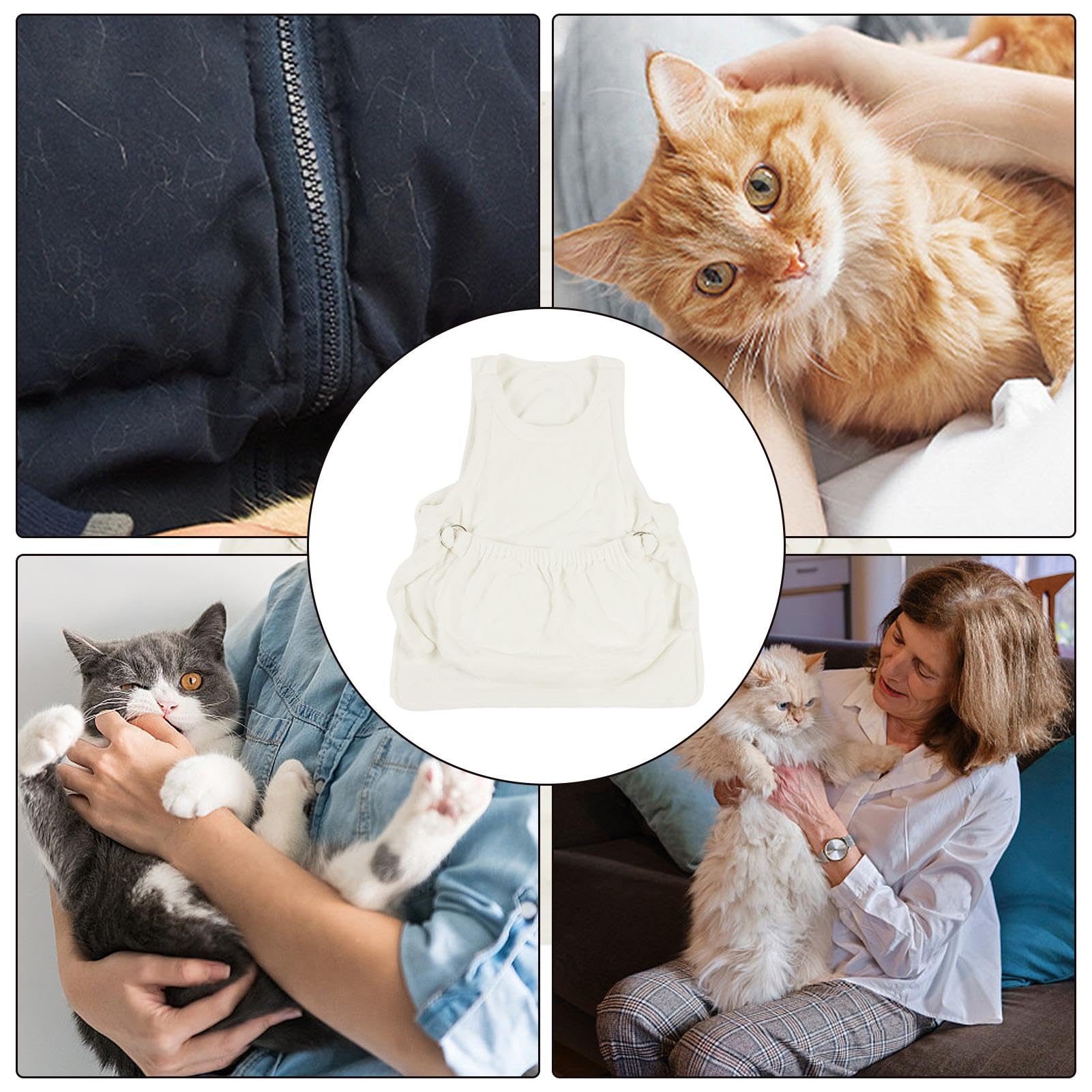 Comodo grembiule da trasporto per gatti | Morbido grembiule in flanella per gatti | Borsa calda per animali domestici con borsa per la casa, i viaggi | Comodo sacco a per gatti per l'uso