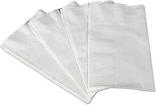 Scott 98200 1/8-Fold Dinner Napkins, 2-Ply, 17 x 14 63/100, White, 250 per Pack (Case of 12 Packs)