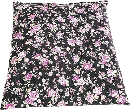 Almohadilla térmica rellena de maíz. Terapia de calor natural para espalda baja, cuello, hombros, calambres. Envoltura térmica para aliviar el dolor