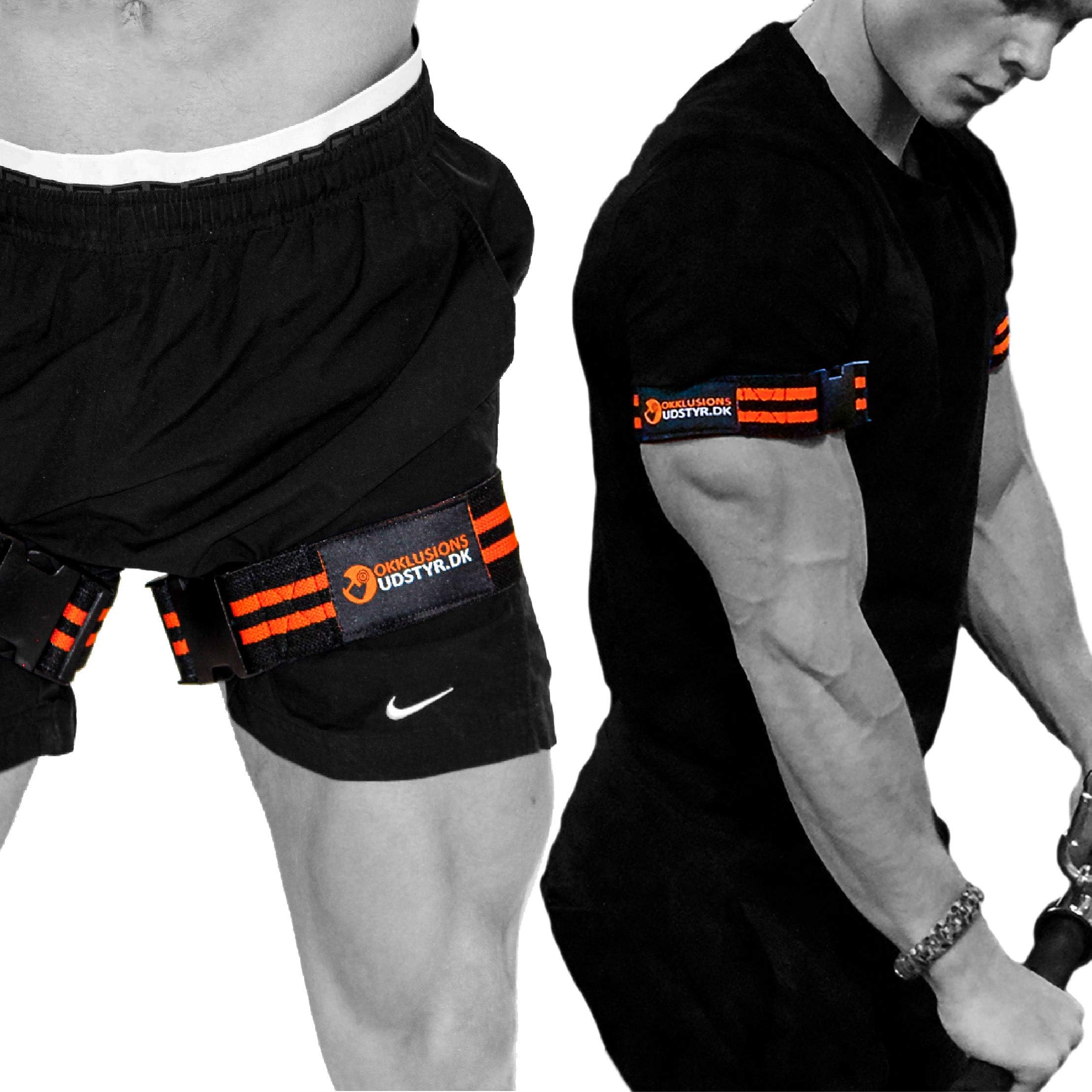 Occlusion Gear PRO. Occlusion Bands – BFR Training Bands – Blood Flow Restriction Bands Arms and Legs – BFR Straps – Easy Tightening Method – Different Sizes – Used by Pro Athletes – Free BFR E-Book