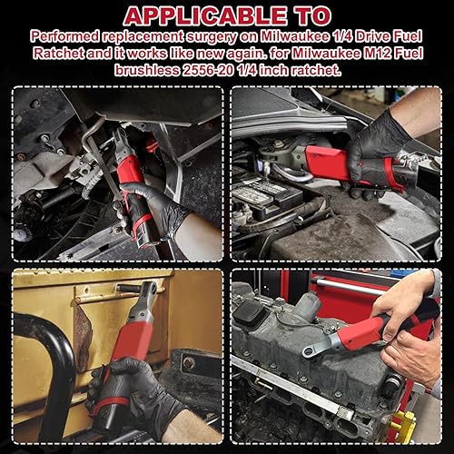 Miniatura 6 de 42-06-2556 Kit de servicio de yunque de 14 pulgadas de repuesto para Milwaukee 2556-20 Kit de yunque de cabeza de trinquete de combustiblecabeza de