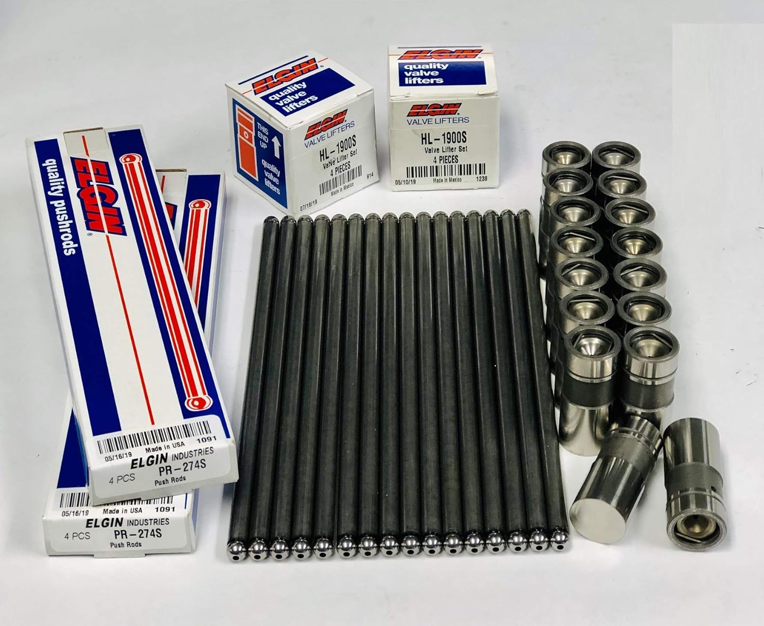 USA Made Elgin Industries Pushrods & Lifters compatible