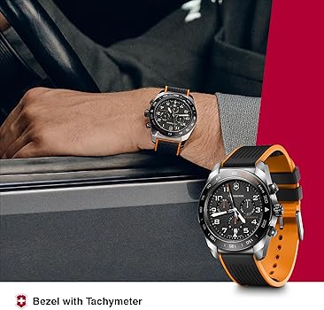 Amazon.com: Victorinox Swiss Army Chronograph Black Dial Black and