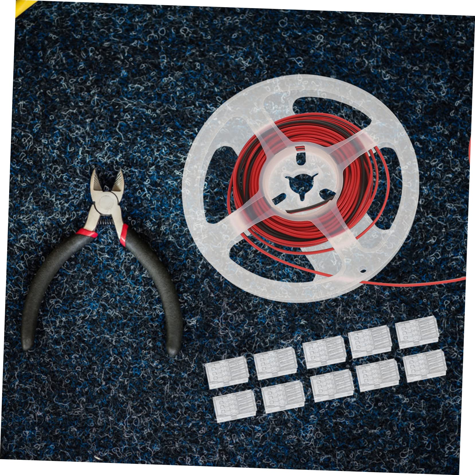 PRETYZOOM 5sätze Poliger Strip Verbinder Lötfreier Adapter Für Lichtstreifen Teiliges Mit Kristallclips Kabel Und Schraubendreher Installieren Transparent