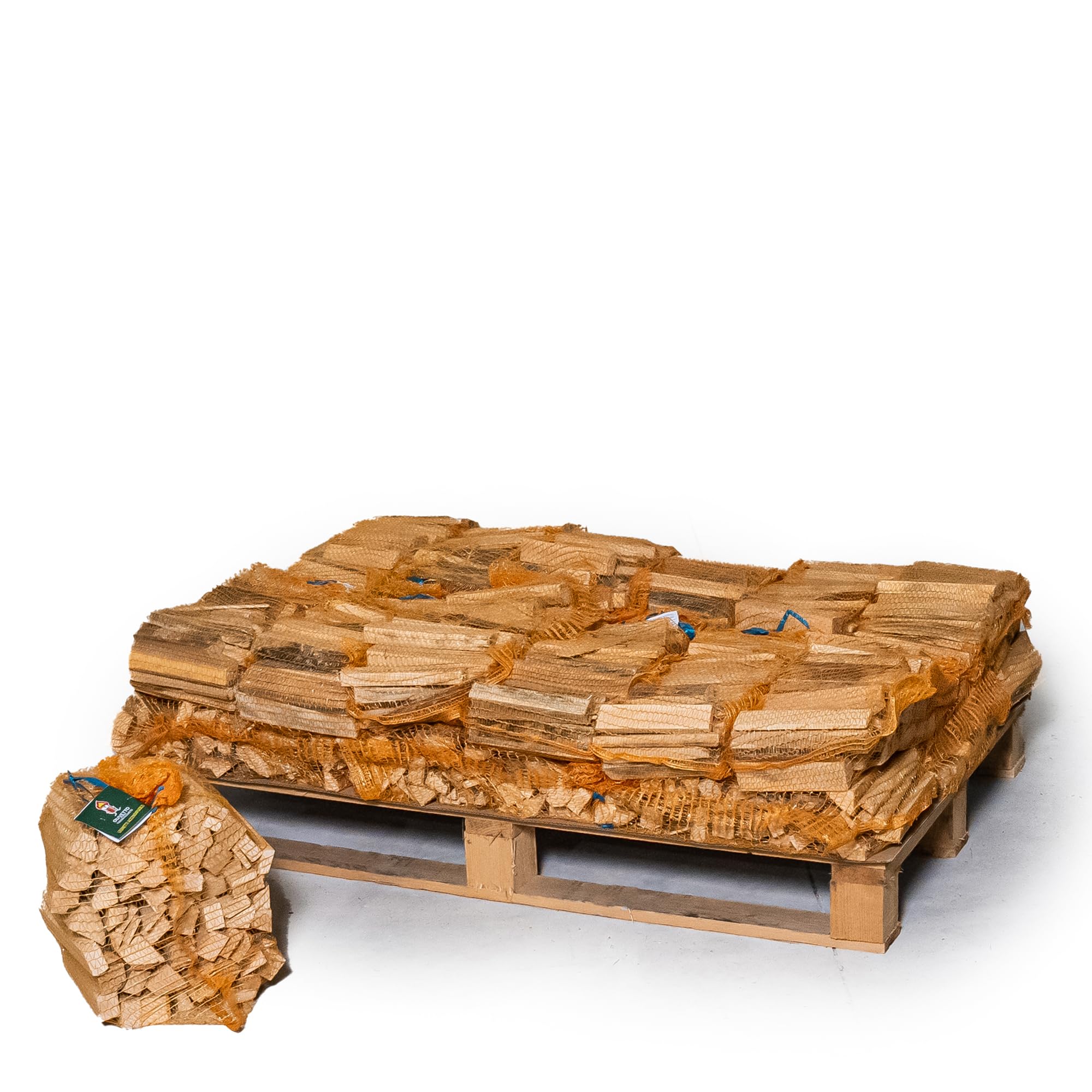 FEMIRO - Legnetti Accendifuoco Misti Faggio/Abete in Sacchetto Raschel 3,5 kg - Economici, Pratici e Ideali per Camino, Stufa, Forno e Barbecue. Confezioni da 3,5 a 420 kg. (84 Kg)