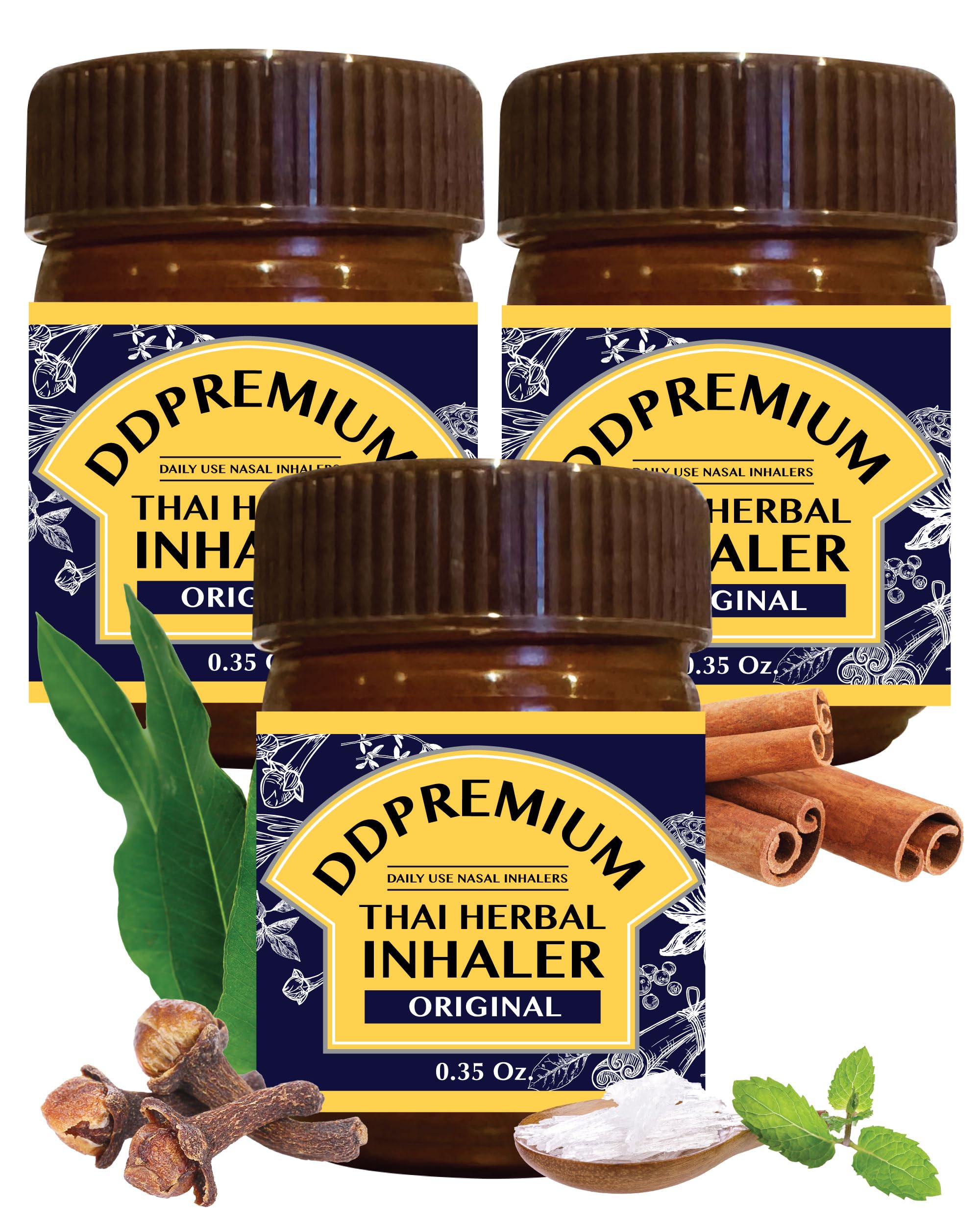 Amazon.com: DDPremium Thai Herbal Inhaler Yadom, Compound Herb