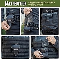 Vista 7 de Maxpedition Rollypoly Bolsa plegable para desechos (negra) 9.4 pulgadas