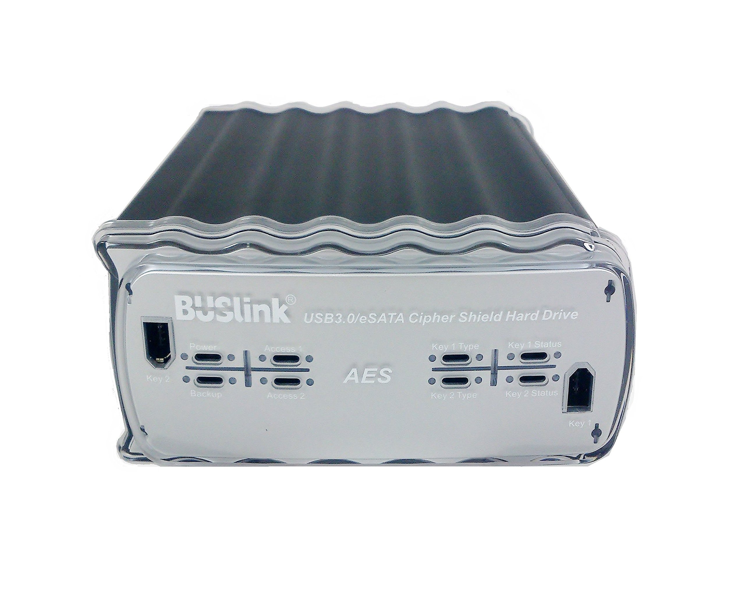 Buslink CipherShield CSX-20TRU3KKB 20TB Dual Keys RAID 0 FIPS 140-2 512-bit AES USB 3.0/eSATA Hardware Encrypted External Desktop Hard Drive