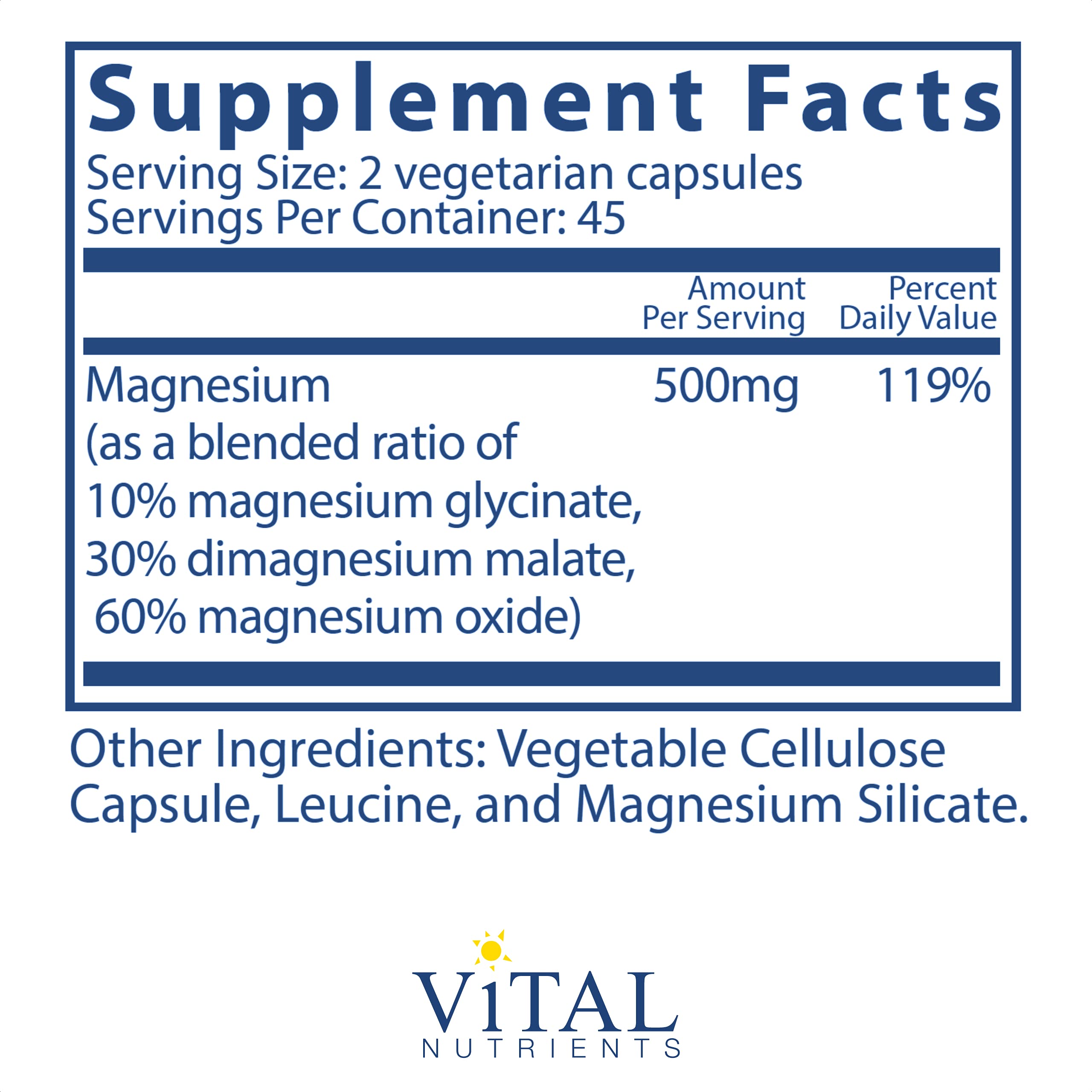 Vital Nutrients Triple Mag Magnesium Supplement fo...B000LNOT80