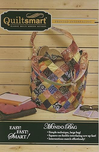 Quiltsmart Mondo Bag Fun Pack Patrón e interfaz impresa, multicolor, multicolor