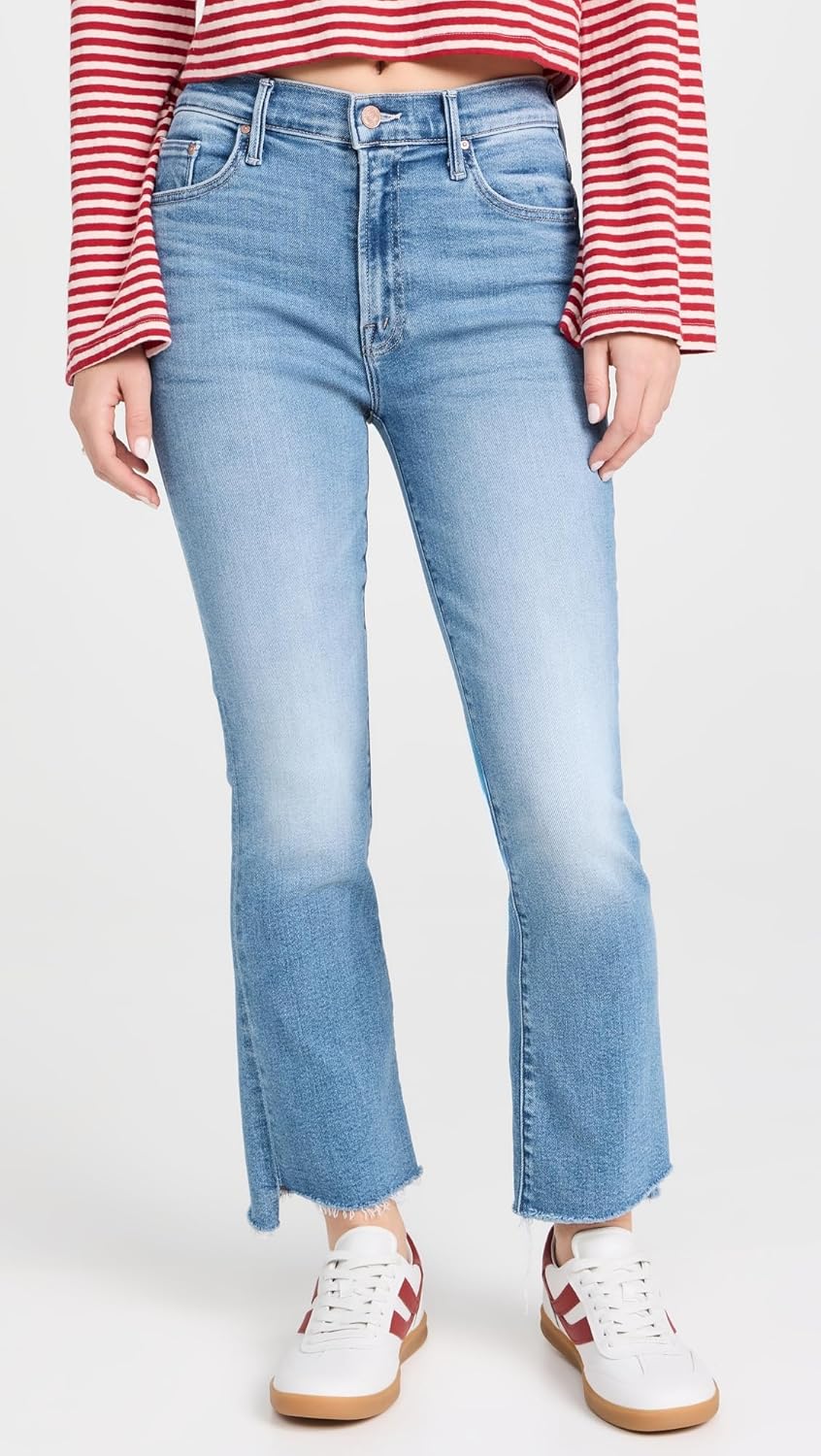 MOTHER Women's The Insider Crop Step Fray Jeans - Image 2