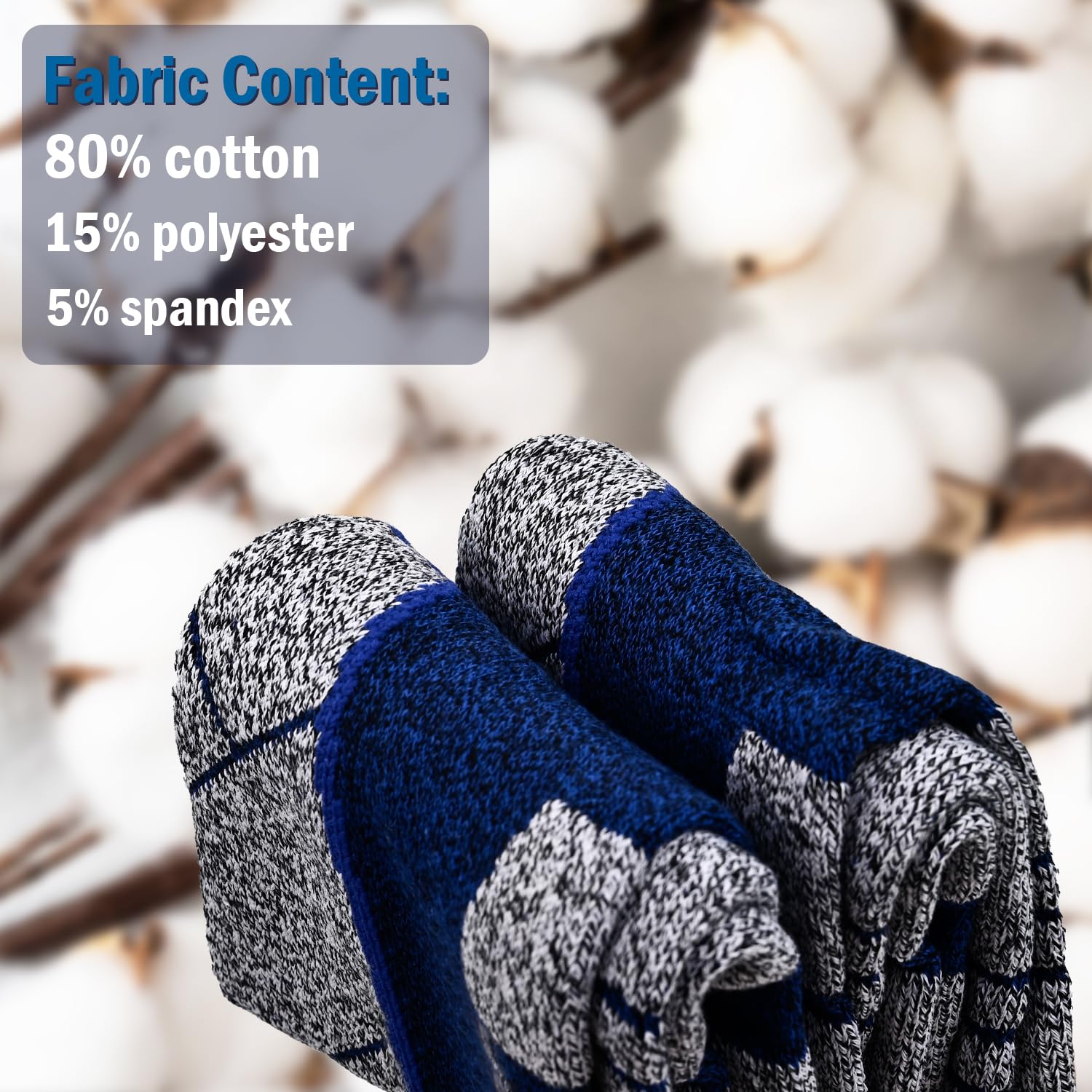 Chaussettes de Ski pour Hommes et Femmes, Chaussettes Thermiques Montantes pour Le Snowboard, la randonnée et Le Froid