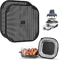 Vista 1 de Protector de silicona contra salpicaduras para freidora de aire Ninja FN101, alfombrilla de silicona resistente al calor para freidora de aire Ninja