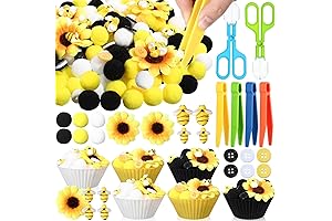 Massive Spring Sensory Bin Filler Collection with Bee-Themed Trinkets