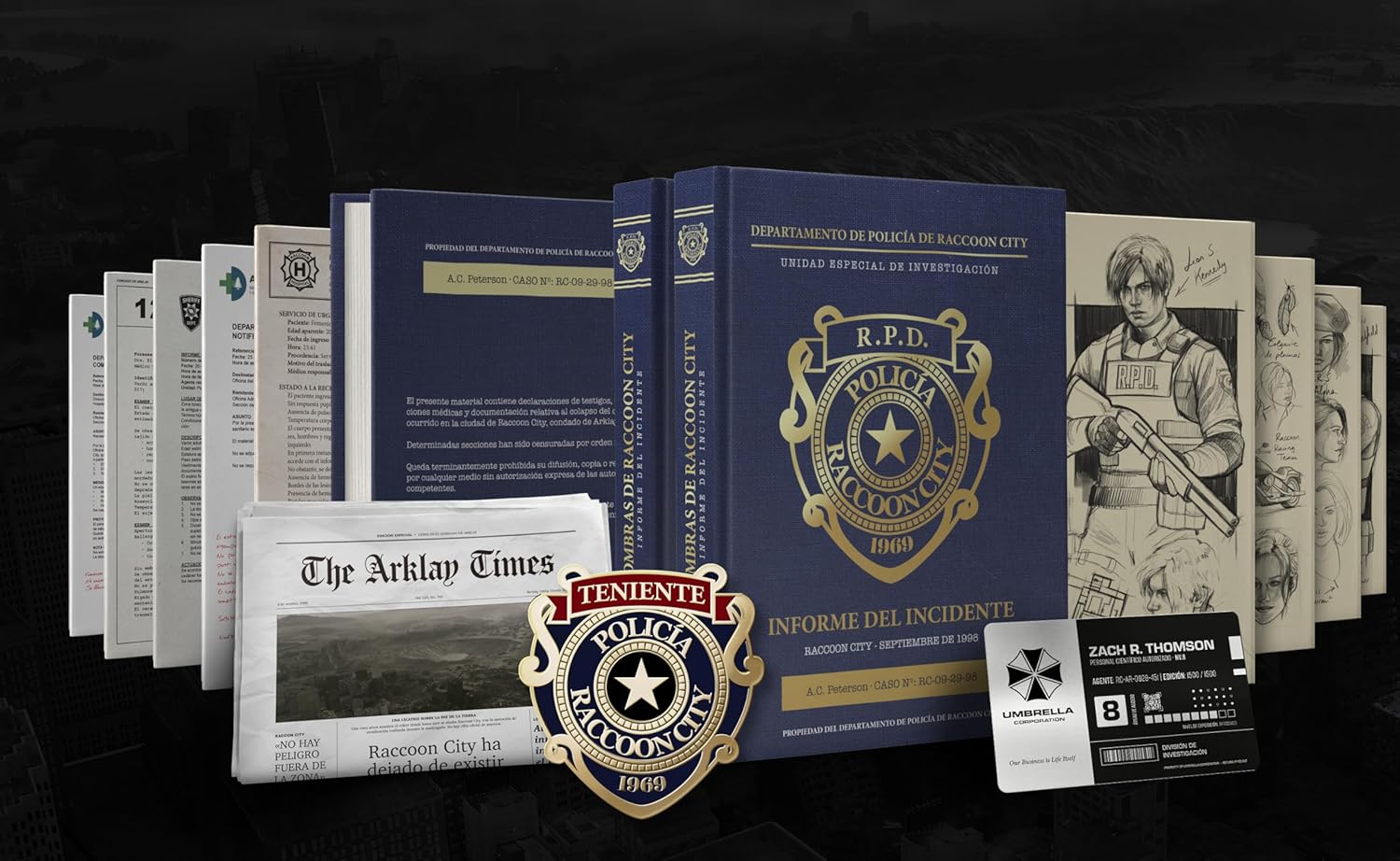 #Libro Sombras de Raccoon City Edicion Numerada R.P.D. por 37,95€