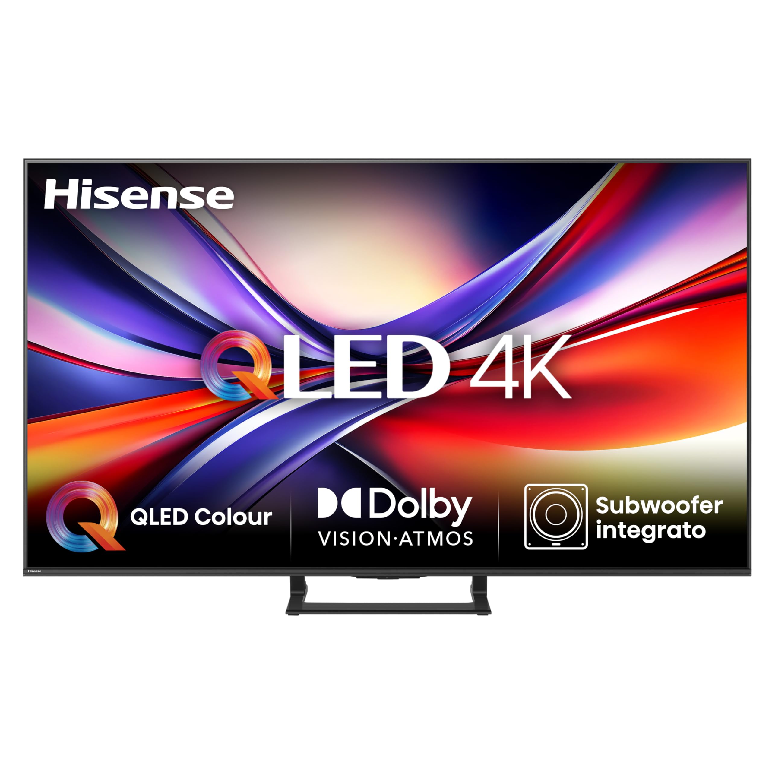 Hisense TV 50" QLED 4K 50A72Q Smart VIDAA U8 Dolby Vision HDR 10+ Game Mode Plus Dolby Atmos Alexa