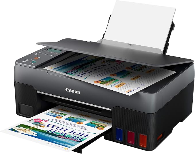 Amazon.com: Canon G2260 Impresora Supertank con cable todo en uno  (MegaTank) | Copiadora | Escáner | Conectividad USB, Negro, Talla Única  (4466C002) : Productos de Oficina