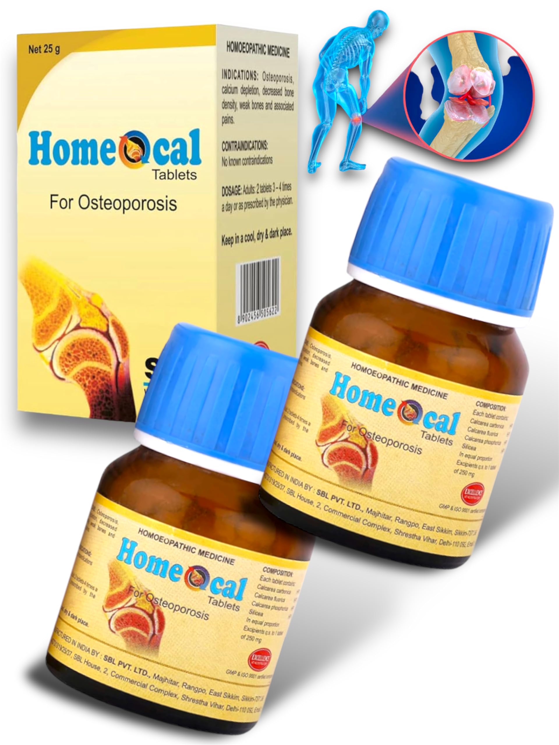 SBL HOMEOCAL Tablet For_Osteoporosis - 25gm - Pack Of 2 Bottles (B0CHFGCBMF) Amazon Price History, Amazon Price Tracker