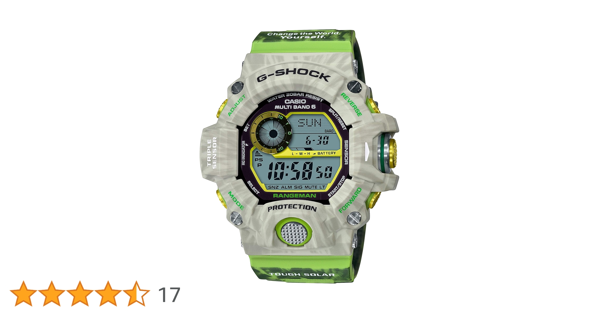 P*m様 G-SHOCK RANGEMAN GW-9404KJ-3JR 中古 CASIO GW-9404KJ-3JR G-SHOCK RANGEMAN EARTHWATCH