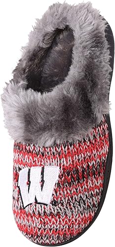 Miniatura 3 de FOCO Pantuflas Peak Slide con logotipo de equipo universitario de la NCAA para mujer