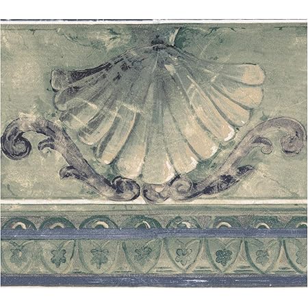 Prepasted Wallpaper Border Seashells Distressed Abstract Wall Border Retro Design Roll 15 Ft X 7 In Amazon Com Prepasted Wallpaper Border Seashells Distressed Abstract Wall Border Retro Design Roll 15 Ft X 7 In Amazon Com
