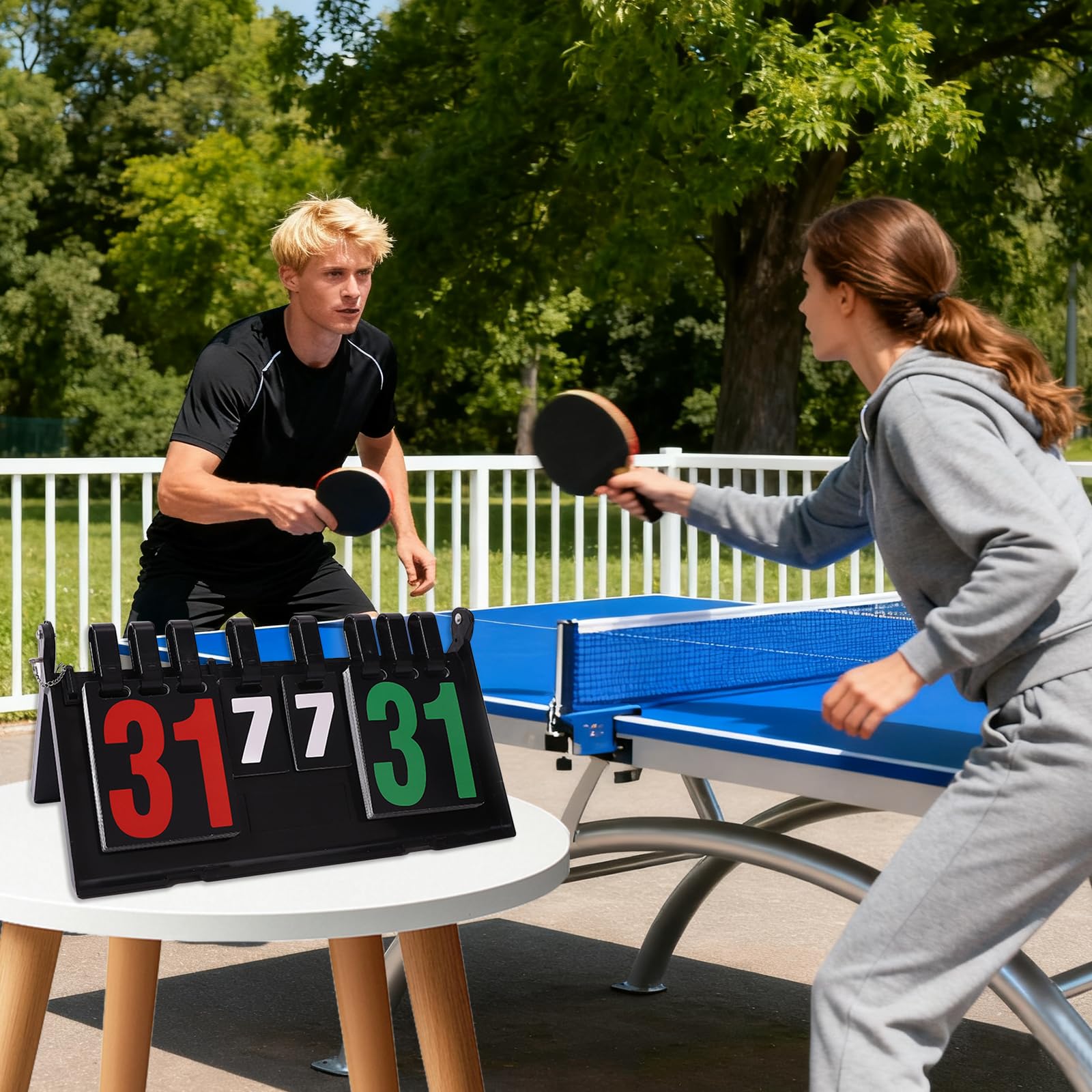 Marcador Deportivo Portátil 0-99 para Baloncesto, Bádminton, Tenis de Mesa
