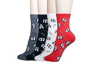 Women's Panda Socks with Animal Designs