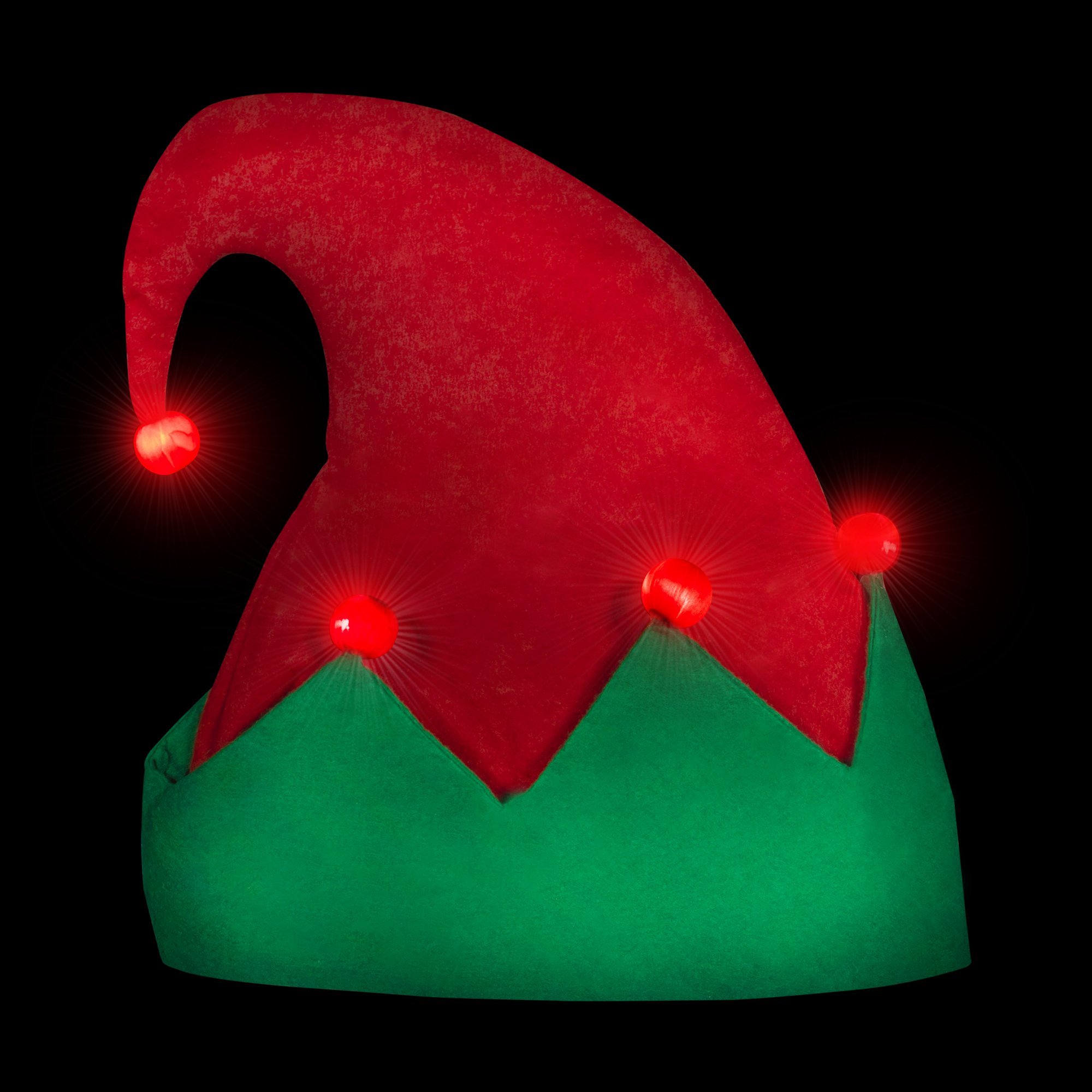 Windy City Novelties LED Flashing Elf Hat