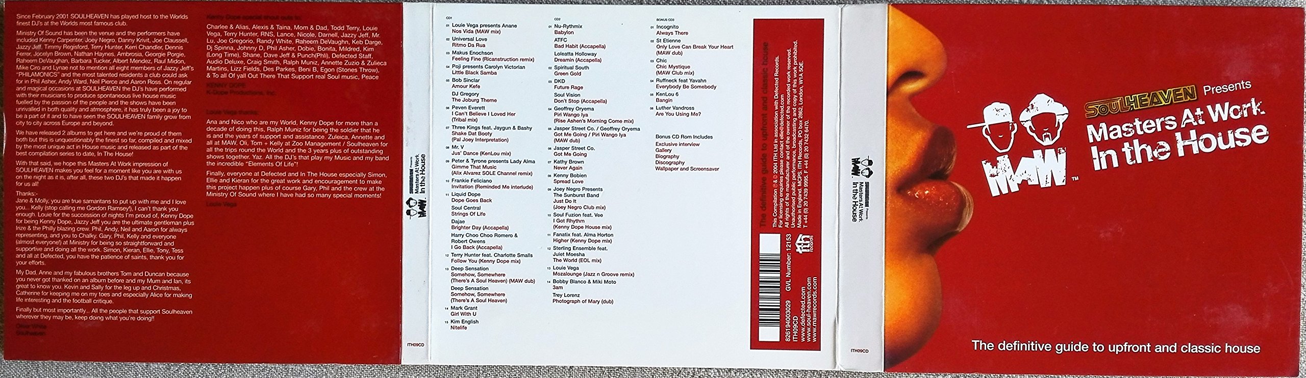 In the House: Soul Heaven [Audio CD] Masters at Work