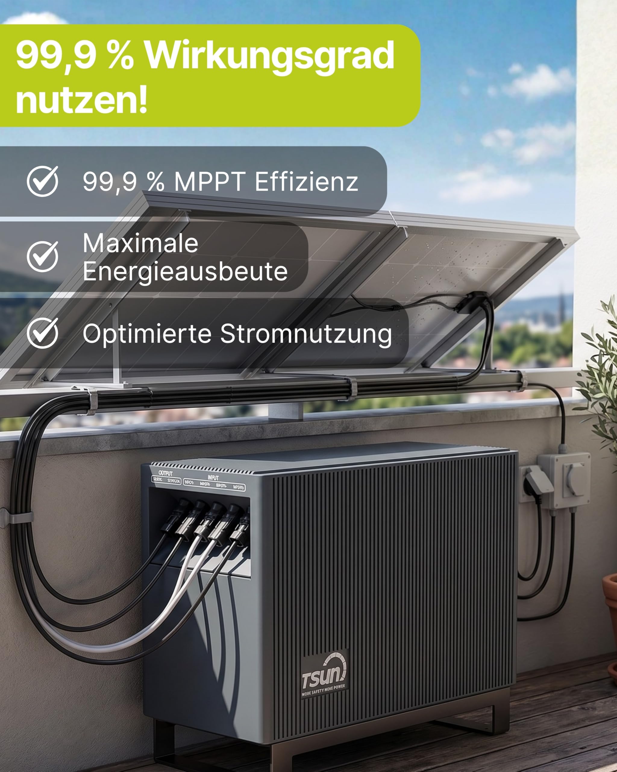SCHWAIGER Batteriespeicher 2 kWh LiFePO4 Balkonkraftwerk erweiterbar 10,05 kWh IP65 Active Cell-level Control App