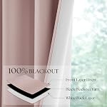90 Inch Length 100% Blackout Curtains Ivory White Heat Preservation Linen Drapes Back Tab Full Blackout Flax Linen Soundproof Black Out Curtains for Bedroom Living Room 52x90 Inch 2 Panels Set Ivory