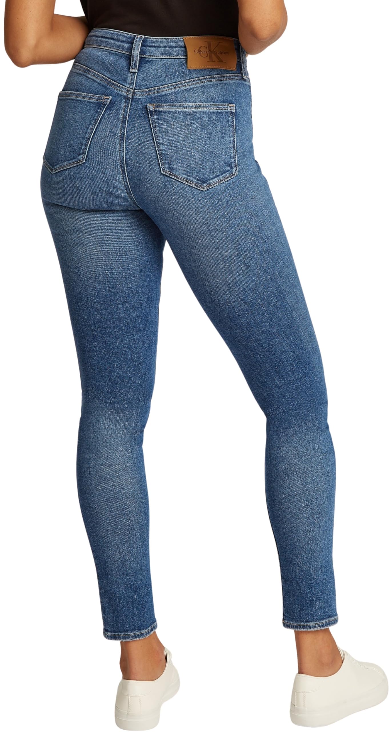 Calvin Klein Wysoki Stan Skinny J20j224492 - Wąskie Kobiety