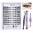 B&Qaugen Lash Clusters Kit Foxy Lash Extension Kit No Lash Map Natural Lash Clusters with Invisible Band 7-16 Eyelash Extension Kit C Curl Lash Kit with Lash Bond and Sealfoxy