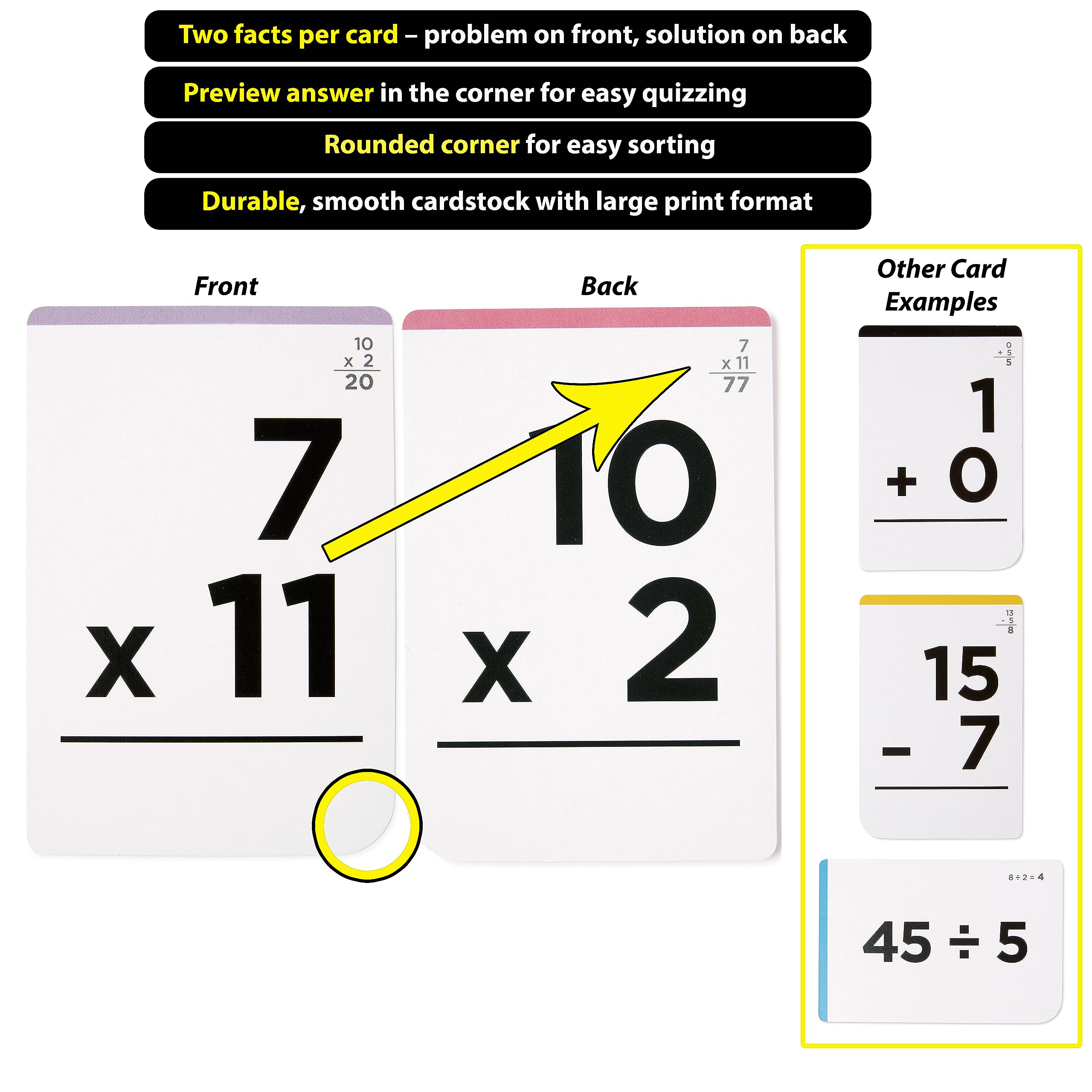 Math Flashcard Holder with Sliding Window by Y.woo