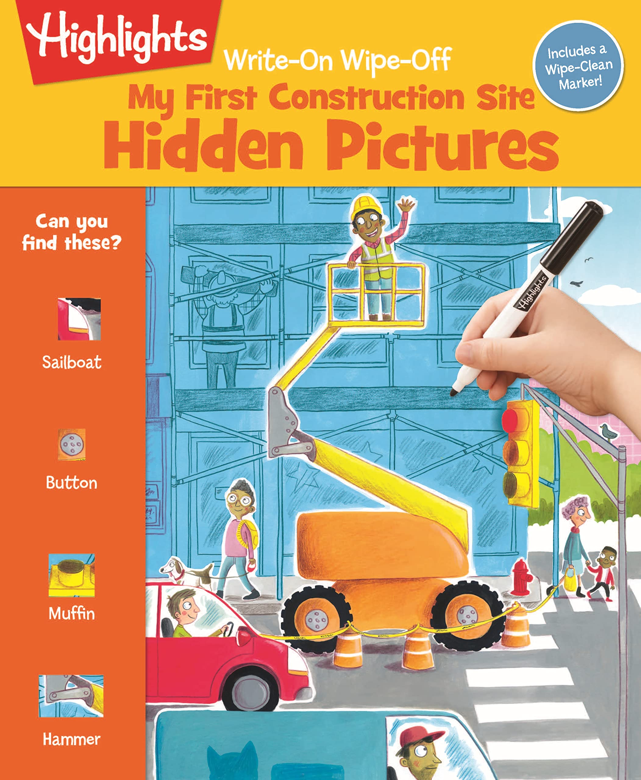 Write-On Wipe-Off My First Construction Site (Write-On Wipe-Off My First Activity Books)