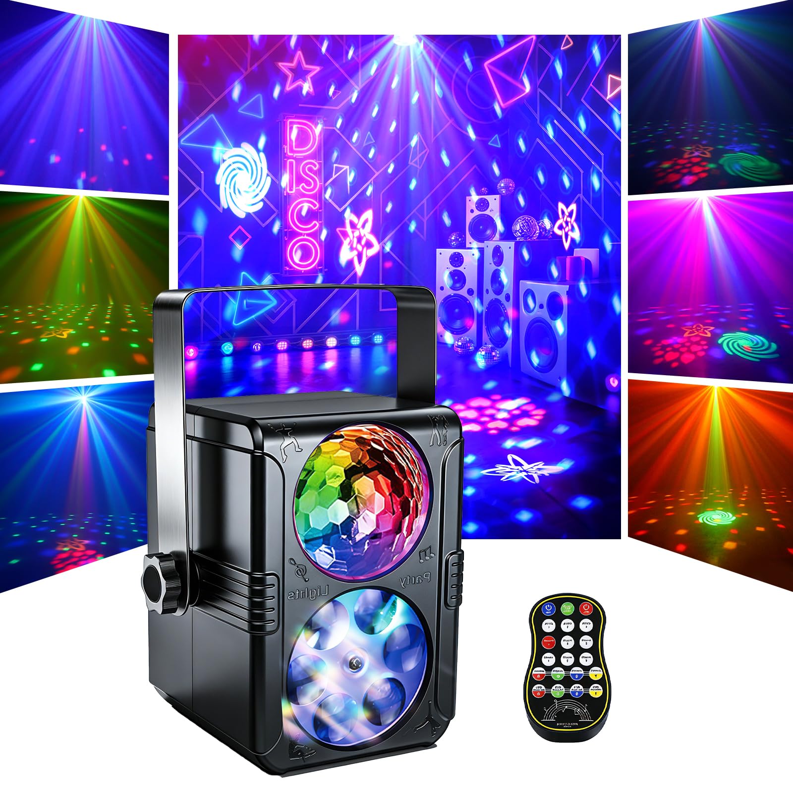 yazeky lampe de scène disco led