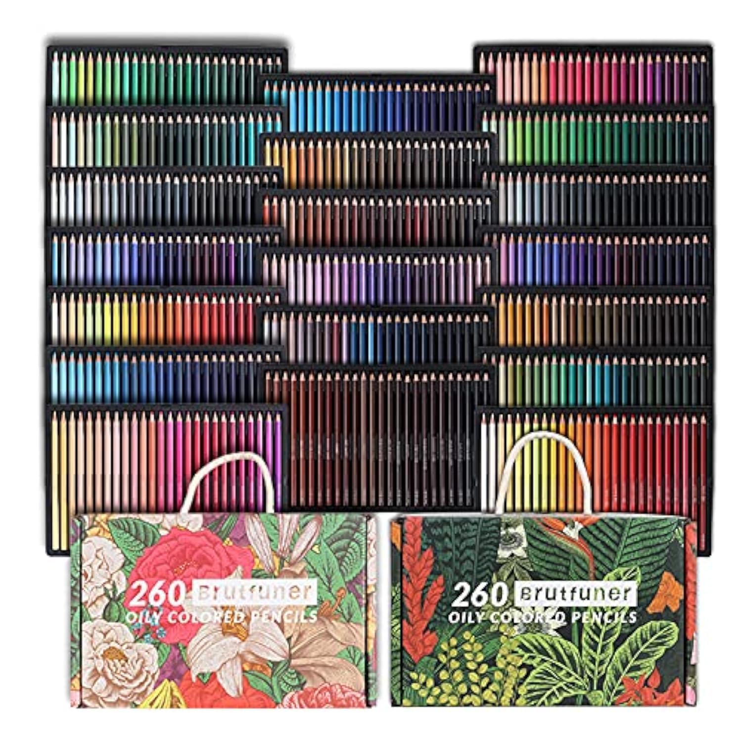 Bajotien 520 Coloring Pencils for Adults Coloring Books,Colored Pencils Set for Artists Drawing,Sketching,Double 260 Drawing pencils Art Supplies Gift for Parents Kids Couple