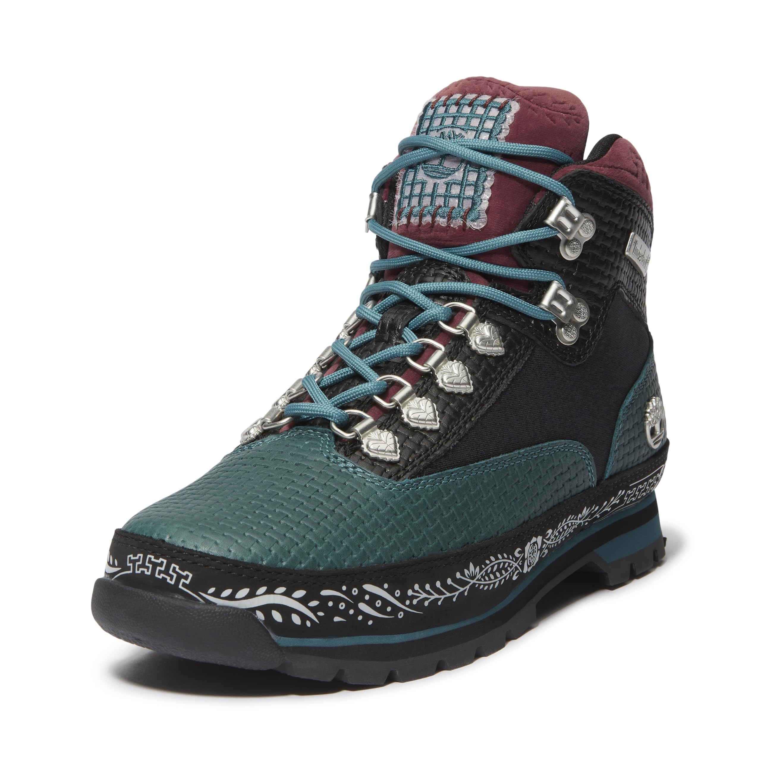 Timberland Men's Euro Hiker MID LACE UP BOOT, GREEN, 9.5 Medium