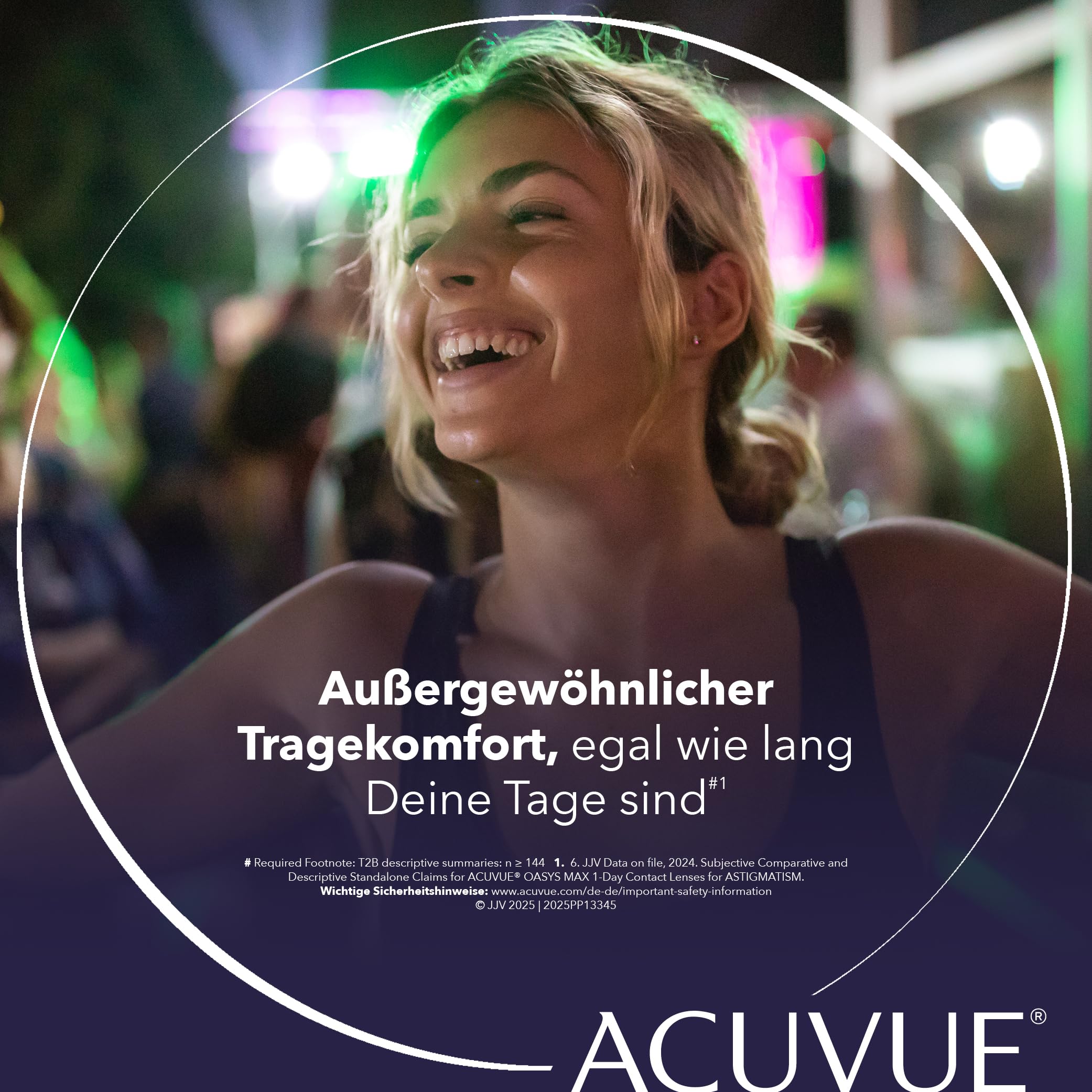 ACUVUE OASYS MAX 1-DAY FOR ASTIGMATISM – 30 Tageskontaktlinsen mit -1.00 dpt, Cyl -0.75, Ach 90 & BC 8.5