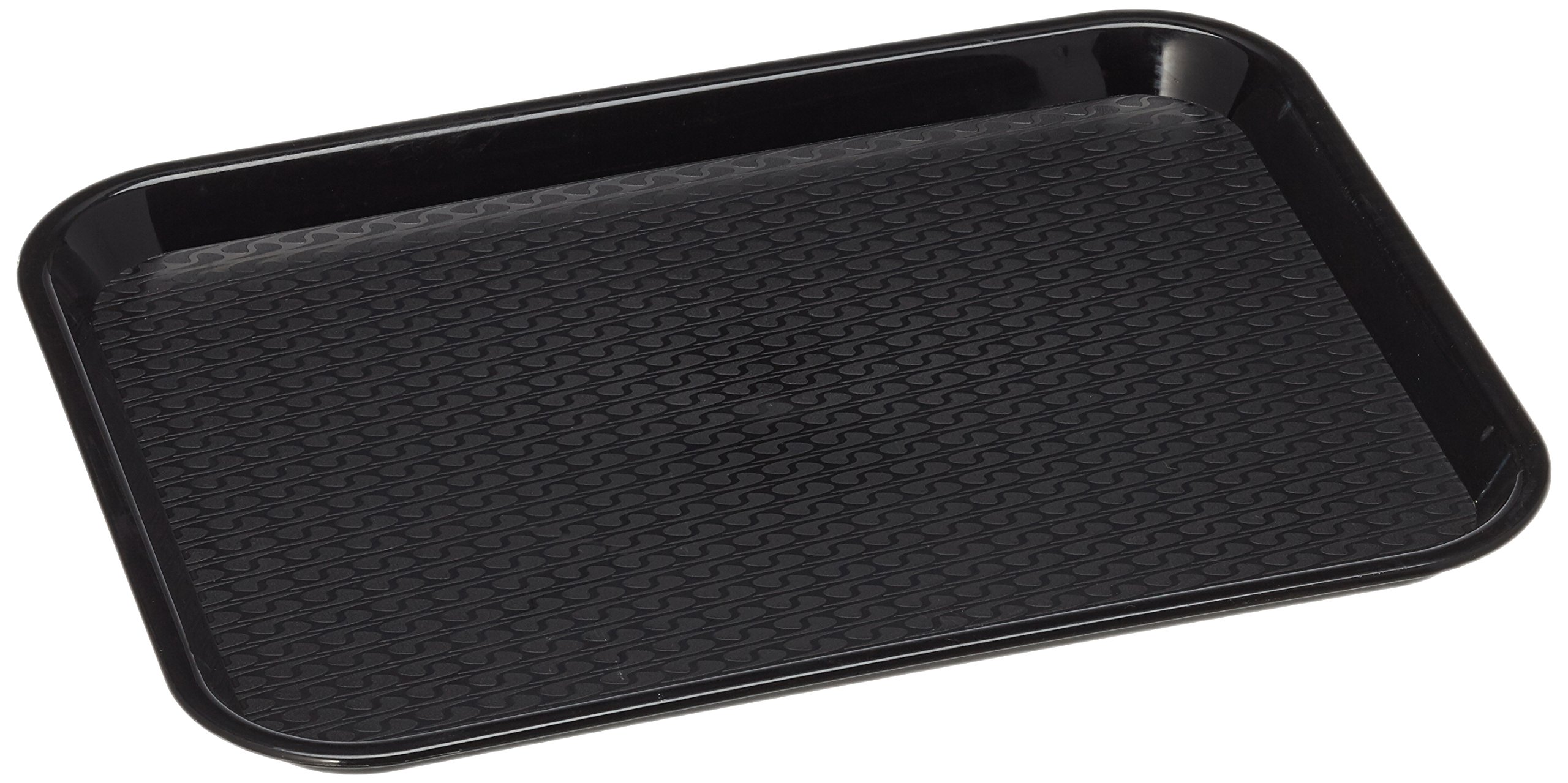 Genware NEV-CT1014-03 Café Tray, 10" x 14", Black