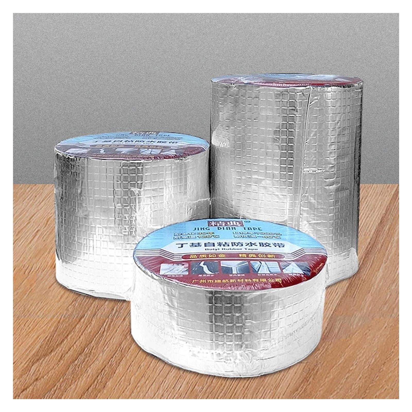 Cinta impermeableCinta impermeableCinta adhesiva de calidad profesionalCinta de aluminio for sellar fugas de agua en el techoCinta for sellar canaletas de techoCinta de reparación for interiores y ext